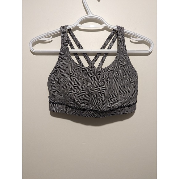 lululemon athletica Other - Lululemon RARE Seawheeze 2020 Energy Bra Size‎ 6 Black White